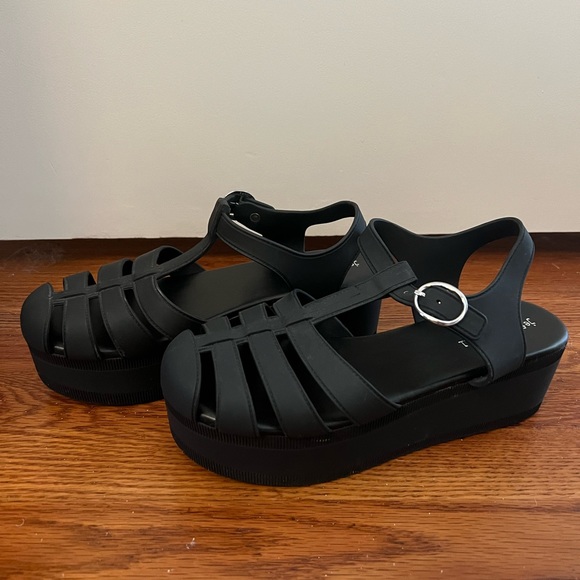 Jeffery Campbell candied platform sandals size 9 - NWOT - Picture 1 of 3